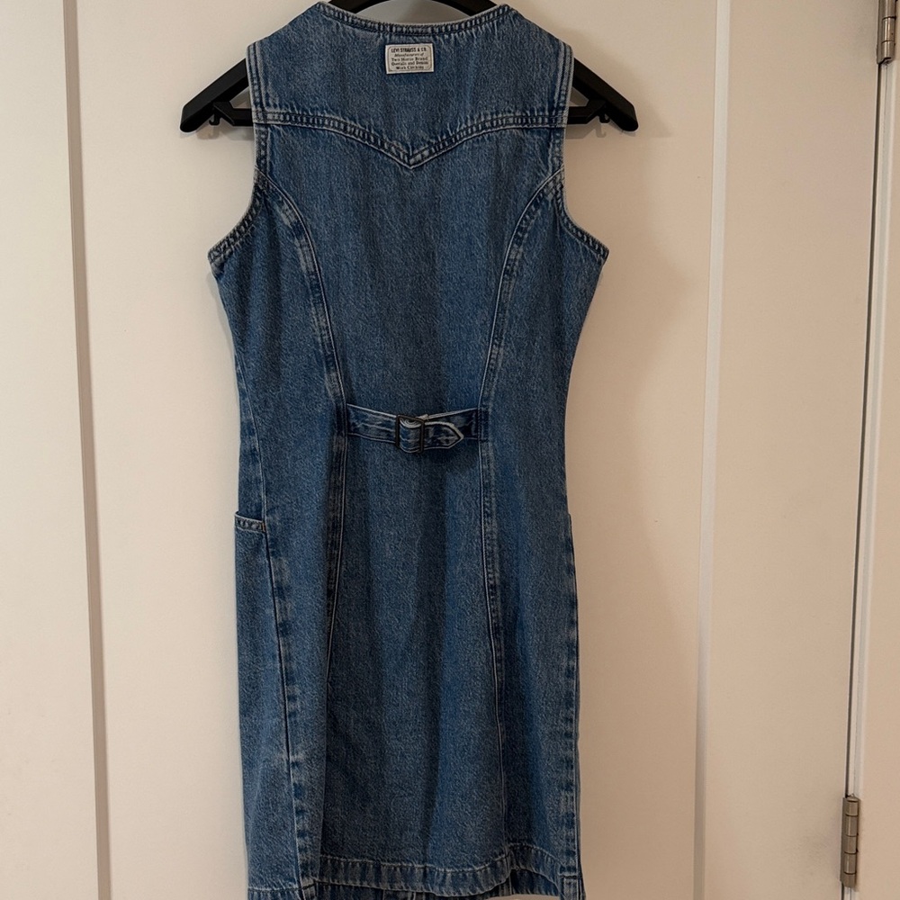 Vianna Denim Button Front Dress - Picture 8 of 9